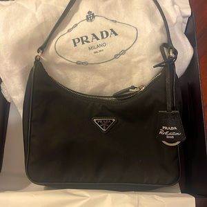 Black Prada Re-Edition 2005 Re-Nylon mini bag